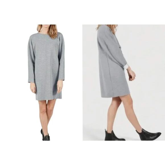 Everlane Dresses & Skirts - Everlane | Thick Scuba Knit Relaxed Fit Tunic Dress | Gray | Sz XS | NWOT